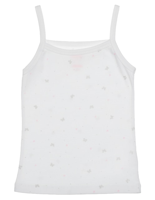 Camiseta cuello redondo para niña