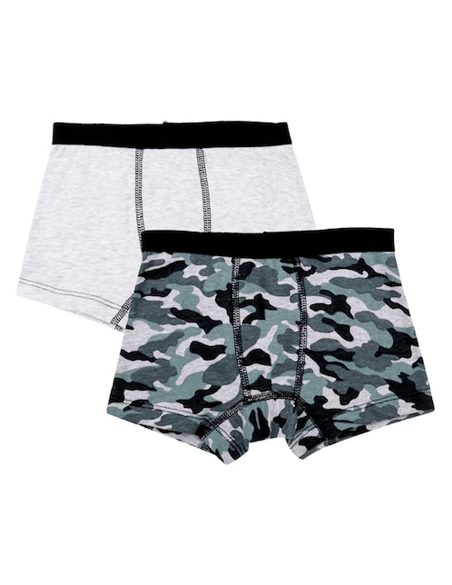 Set bóxer algodón para niño