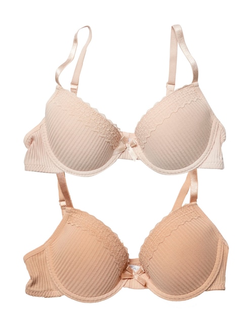 Set de brassiere Tahari de algodón para niña