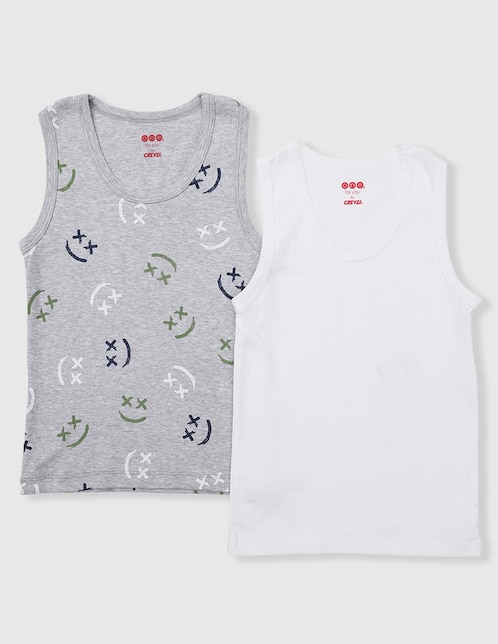 Set camiseta cuello redondo Baby Creysi para niño
