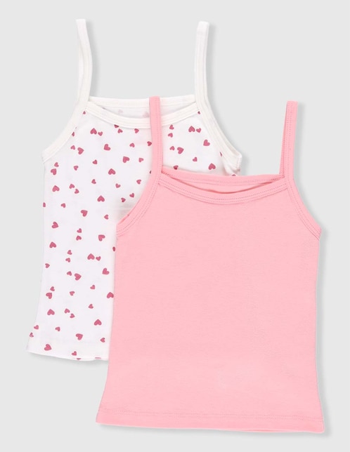 Set camiseta cuello redondo para niña 1
