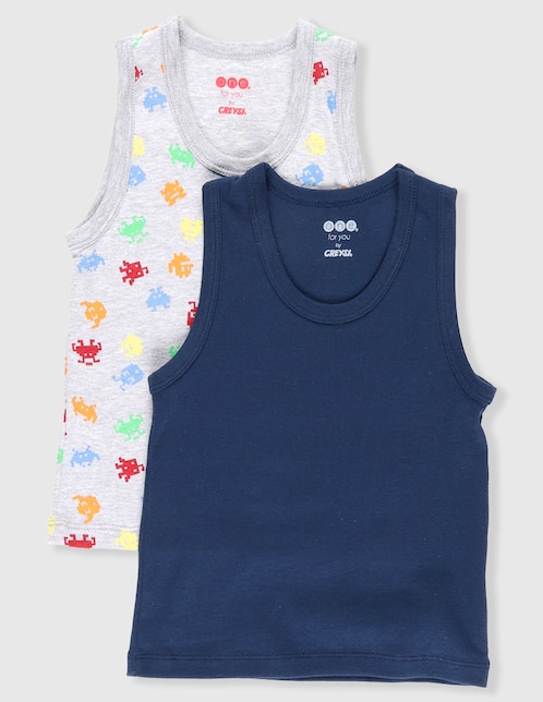CAMISETA BABY CREYSI P12, GRIS JASPE, 10
