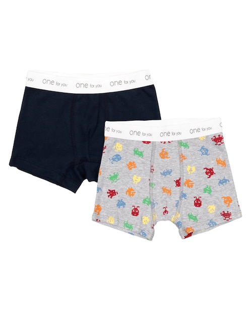 BOXER BABY CREYSI P1235, GRIS JASPE, 6