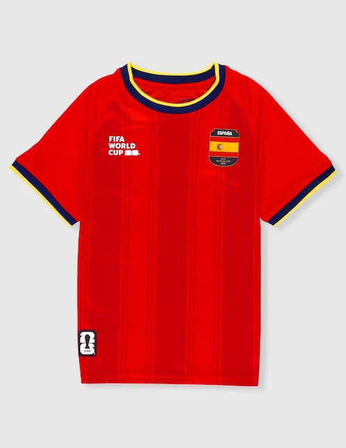 Jersey de Selección de fútbol de España manga corta Fifa para niño