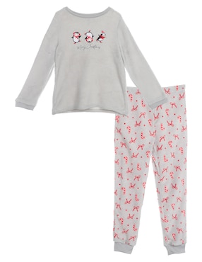 Conjunto Pijama Navideña Weekend Para Niña