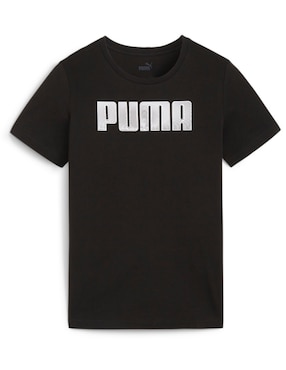 Playera Puma Mass Merchants Tee B Manga Corta Para Miño