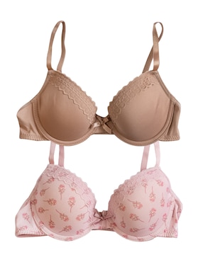 Set Brassiere Demi Tahari Con Copa Para Niña