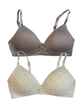 Set Brassiere Demi Tahari Con Copa Para Niña