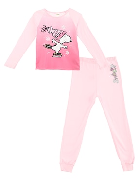 Conjunto Pijama Peanuts Para Niña