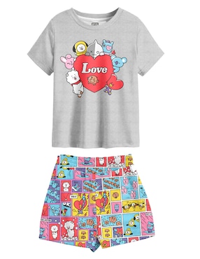 Conjunto Pijama Tycoon BT21 Para Niña