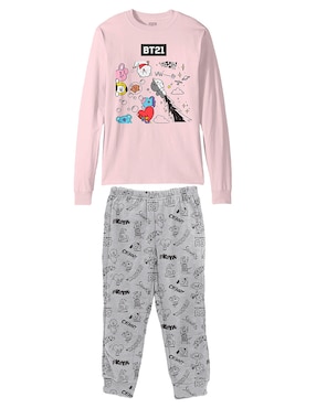 Conjunto Pijama Tycoon BT21 Para Niña