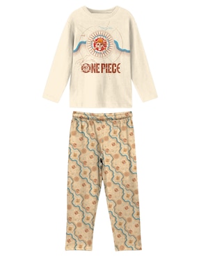 Conjunto Pijama One Piece Para Niño