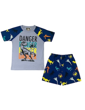 Conjunto Pijama Jurassic World Para Niño