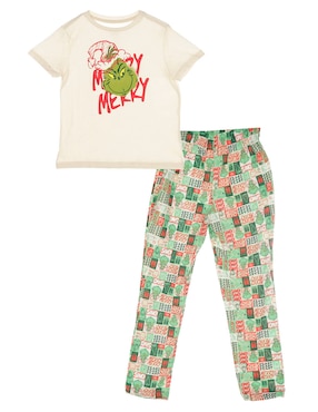 Conjunto Pijama Navideño Grinch Para Niño