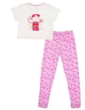 Conjunto Pijama Weekend Para Niña