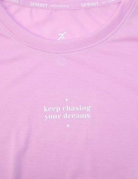 Playera deportiva para entrenamiento Sprint para niña