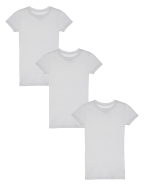 Set camiseta cuello redondo Optima para niño