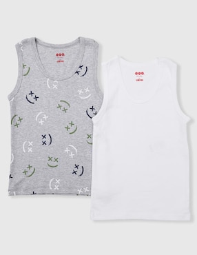 Set camiseta cuello redondo Baby Creysi para niño