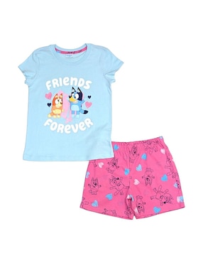 Conjunto pijama Bluey para niña
