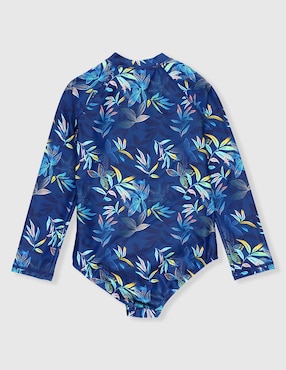 Wetsuit Weekend estampado floral para niña