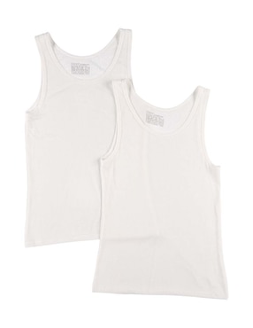 Set camiseta cuello redondo Hanes Originals Supersoft para niña