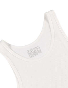 Set camiseta cuello redondo Hanes Originals Supersoft para niña