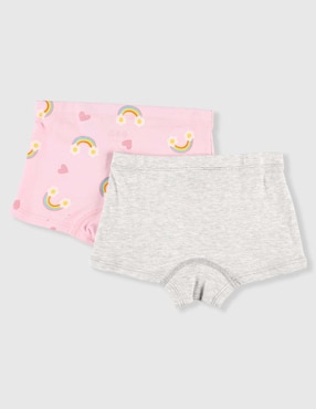Set bóxer Baby Creysi de algodón para niña