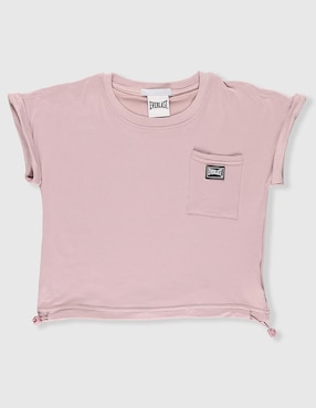 Playera deportiva para entrenamiento de niña