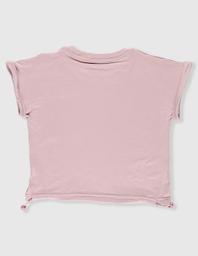 Playera deportiva para entrenamiento de niña