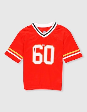 Jersey de Kansas City Chiefs manga corta Nfl para niño