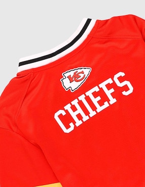 Jersey de Kansas City Chiefs manga corta Nfl para niño