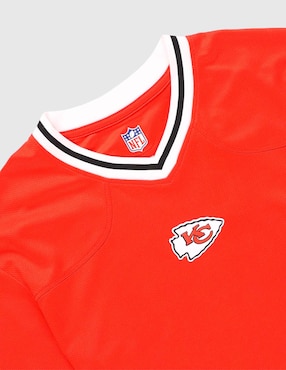 Jersey de Kansas City Chiefs local de Patrick Mahomes manga corta Nfl fan para niño