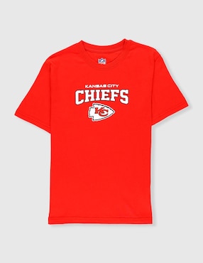 Playera deportiva para fútbol americano Kansas City Chiefs de niño