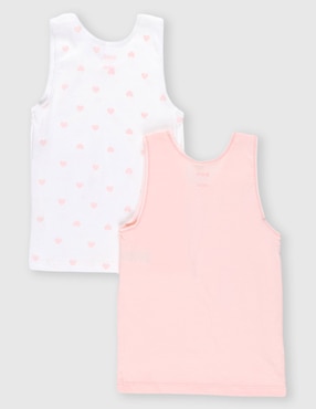 Set camiseta cuello redondo Baby Creysi para niña