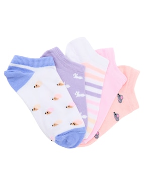 Set de tín Weekend para niña 5 pares