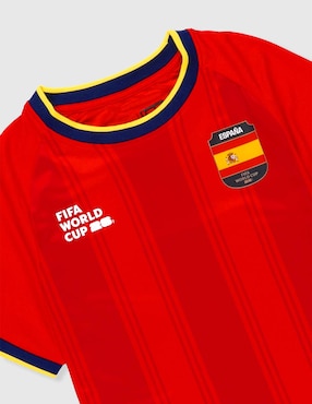 Jersey de Selección de fútbol de España manga corta Fifa para niño