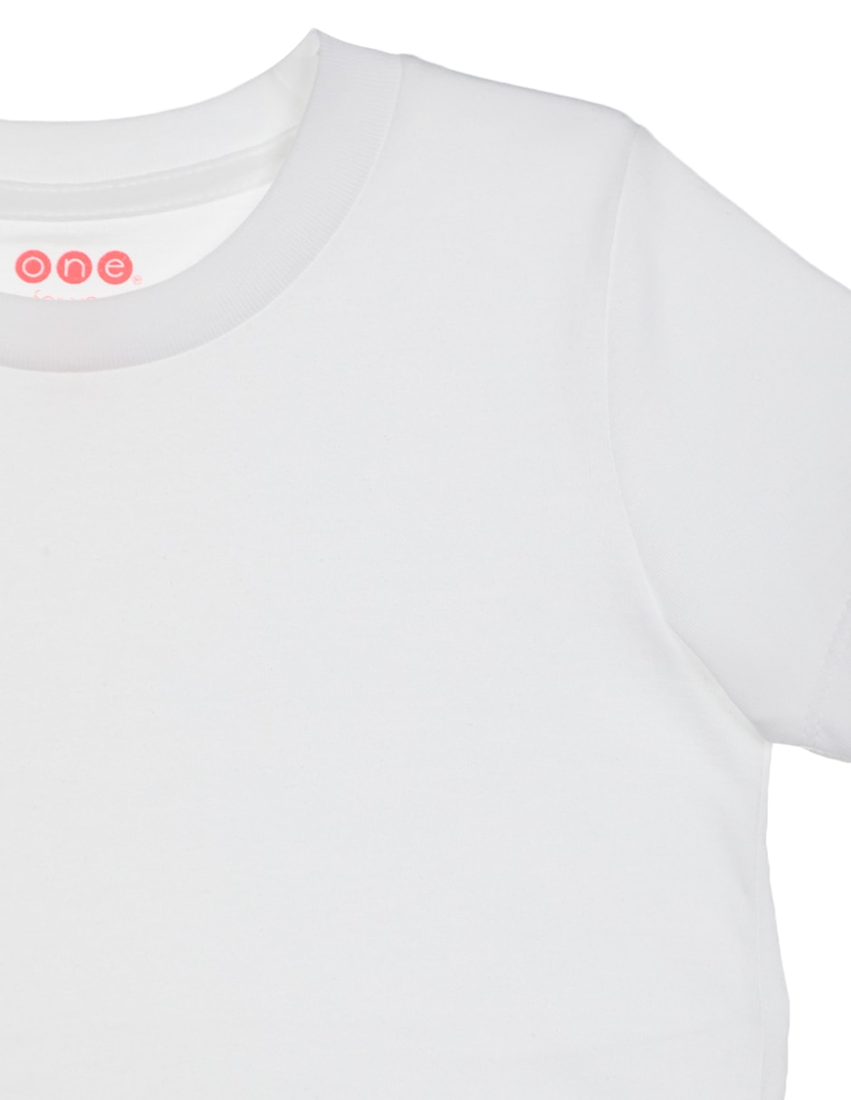 Camiseta cuello redondo para niño 5