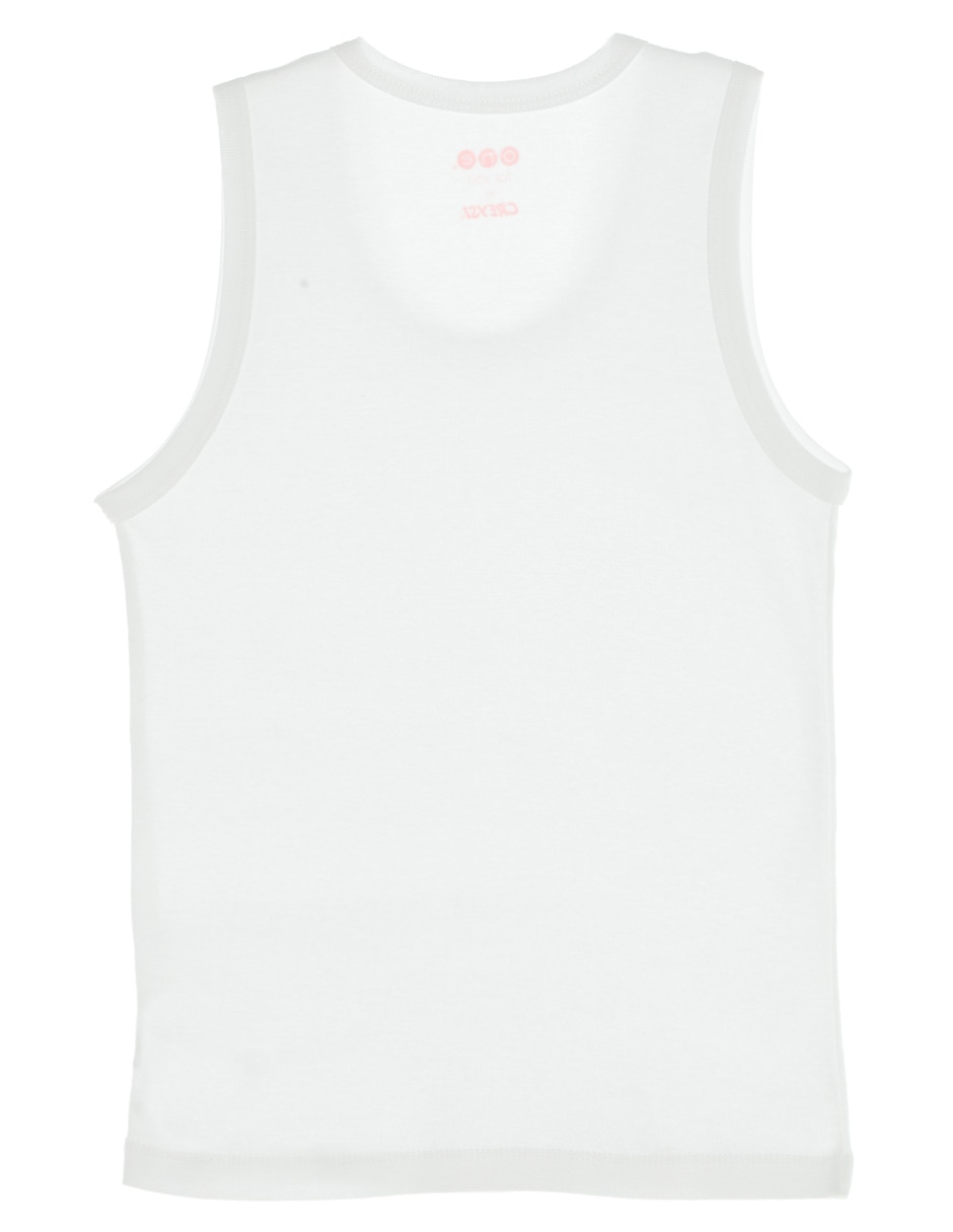 Camiseta cuello redondo para niño 4