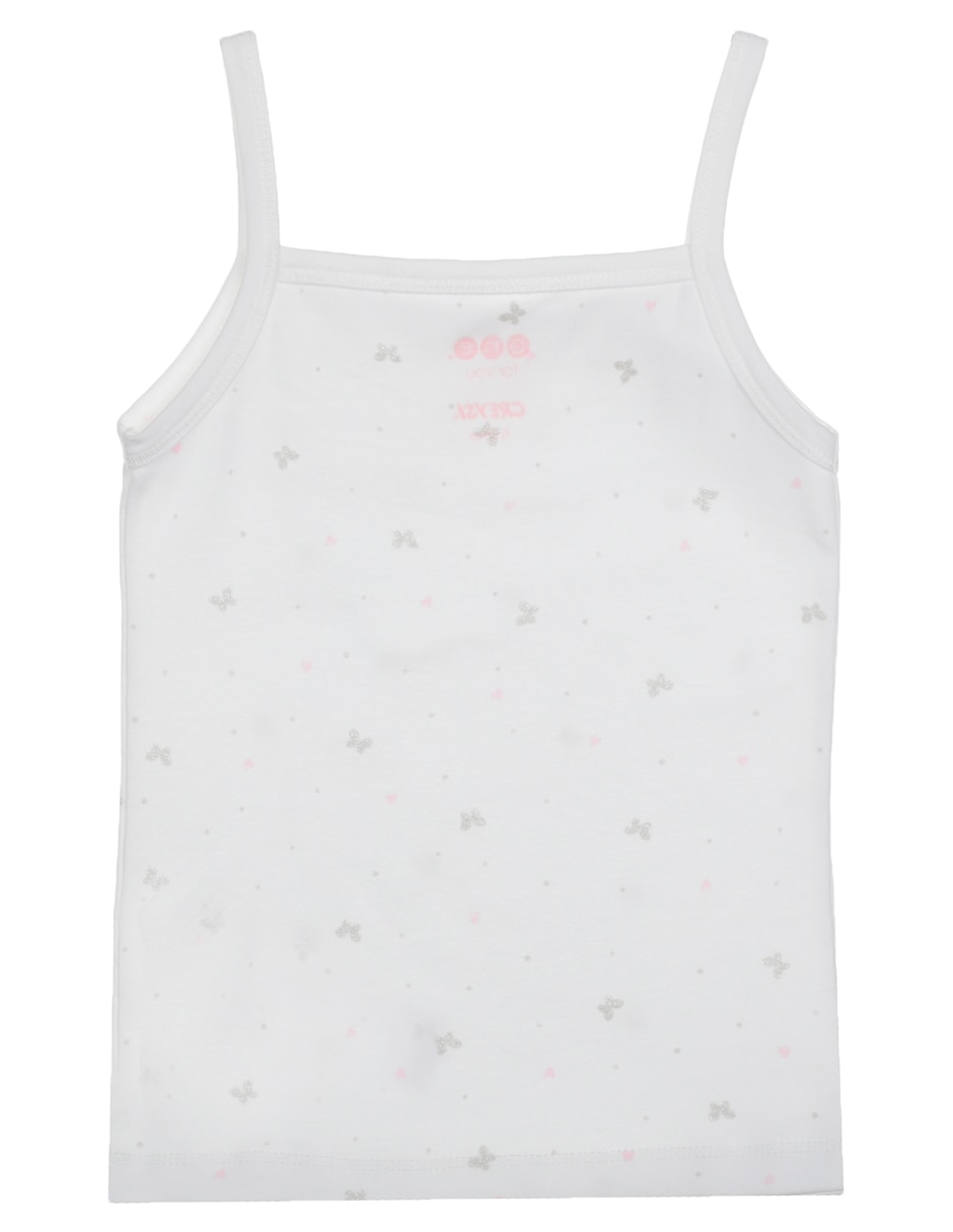 Camiseta cuello redondo para niña 4