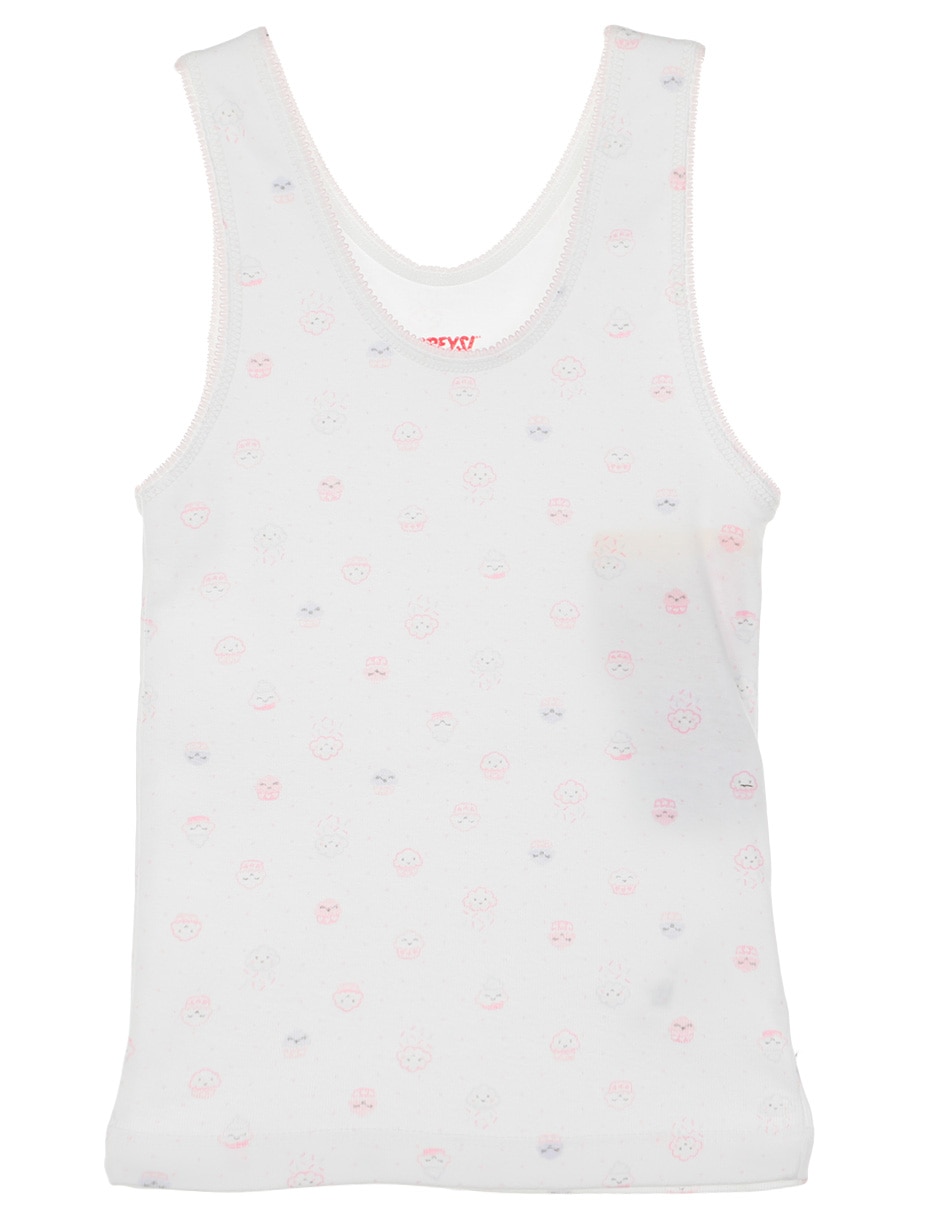 Camiseta cuello redondo para niña Camiseta cuello redondo para niña