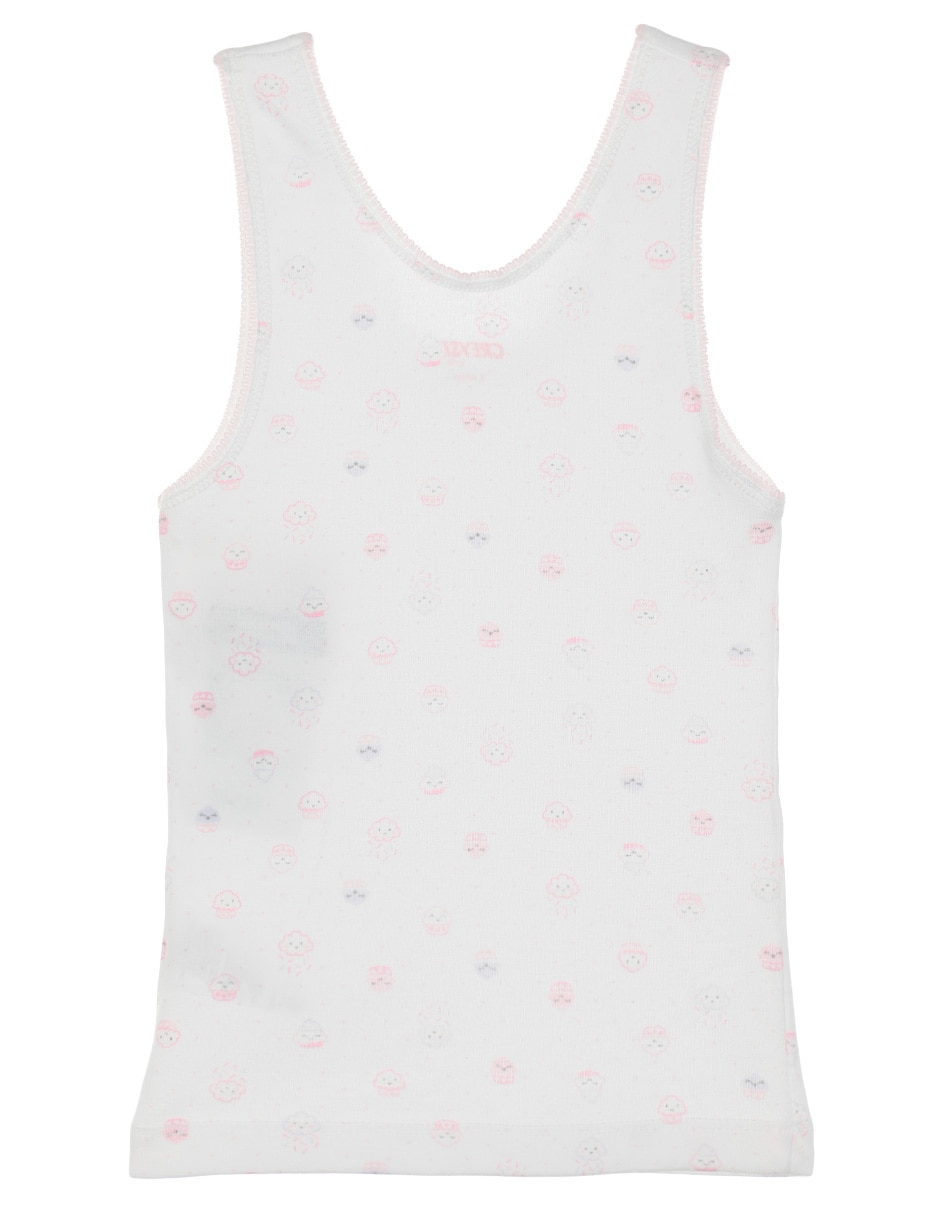 Camiseta cuello redondo para niña 4