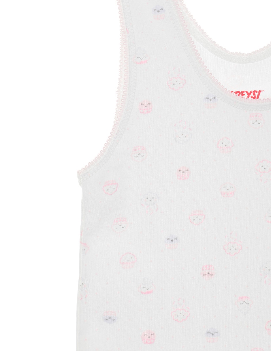 Camiseta cuello redondo para niña 5
