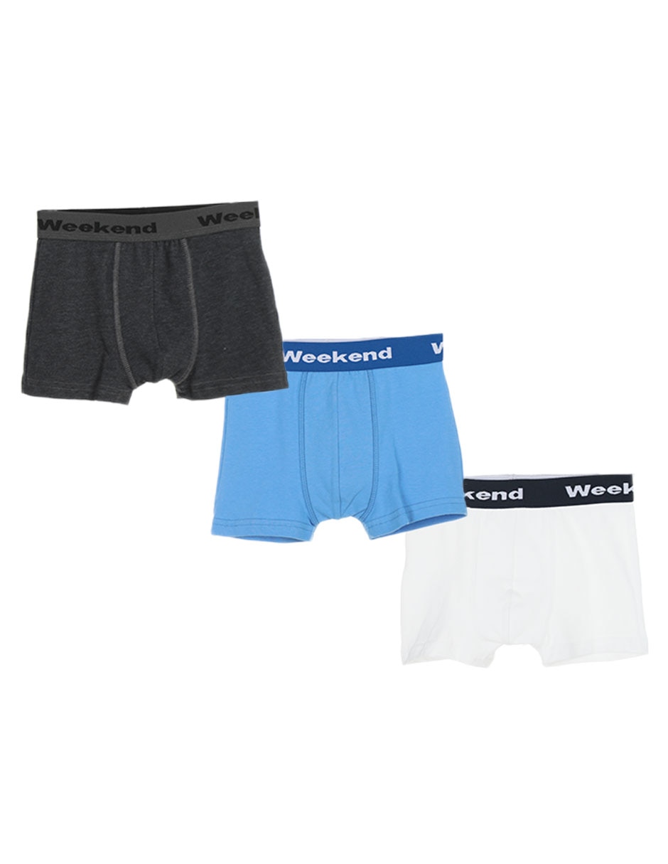 Set bóxer Weekend de algodón para niño Suburbia