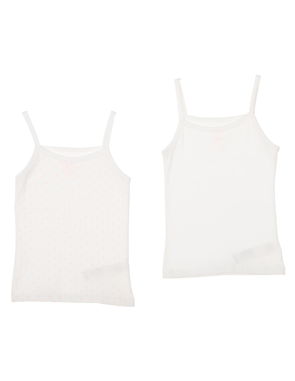 Set de camiseta cuello redondo para niña Set de camiseta cuello redondo para niña