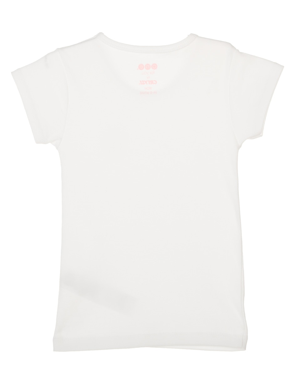 Camiseta cuello redondo para niña 2