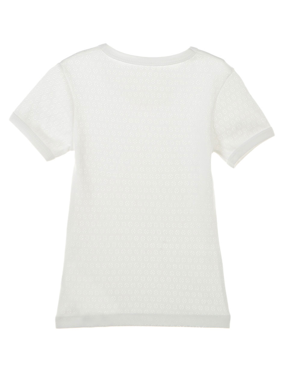 Camiseta cuello redondo para niña 2