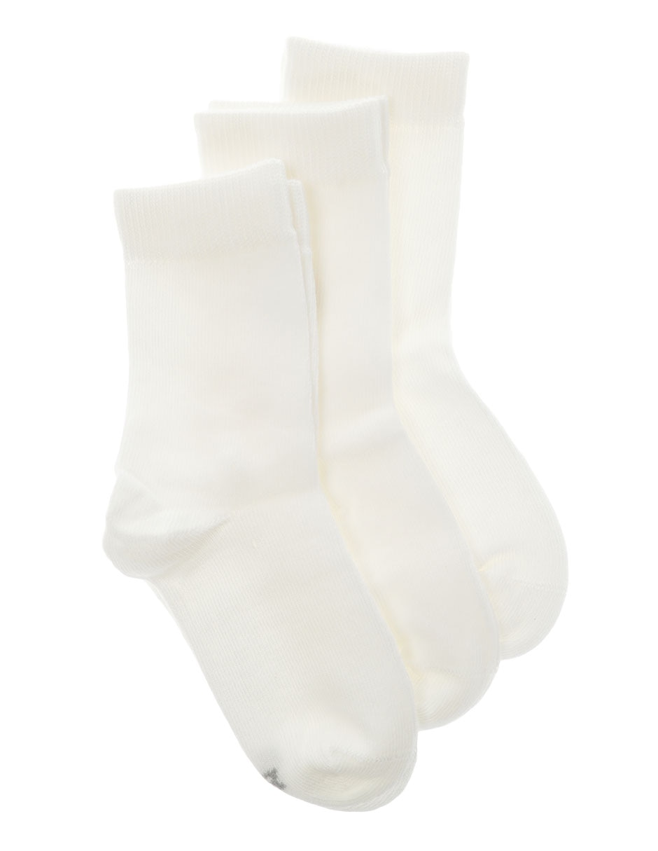 Set calcetín de algodón para niño 3 pares Set calcetín de algodón para niño 3 pares