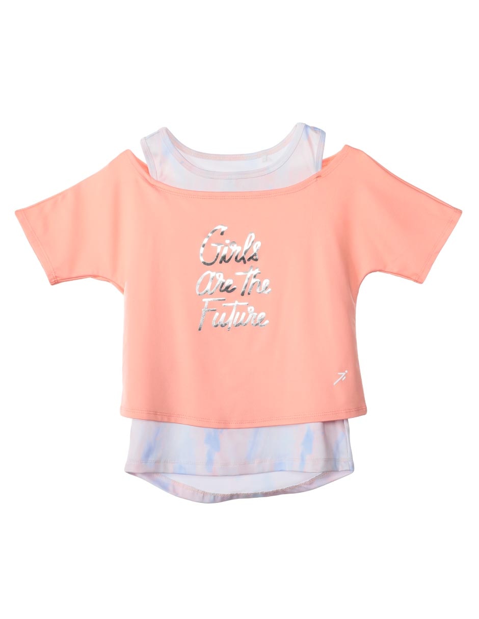 Playera deportiva casual de niña 1
