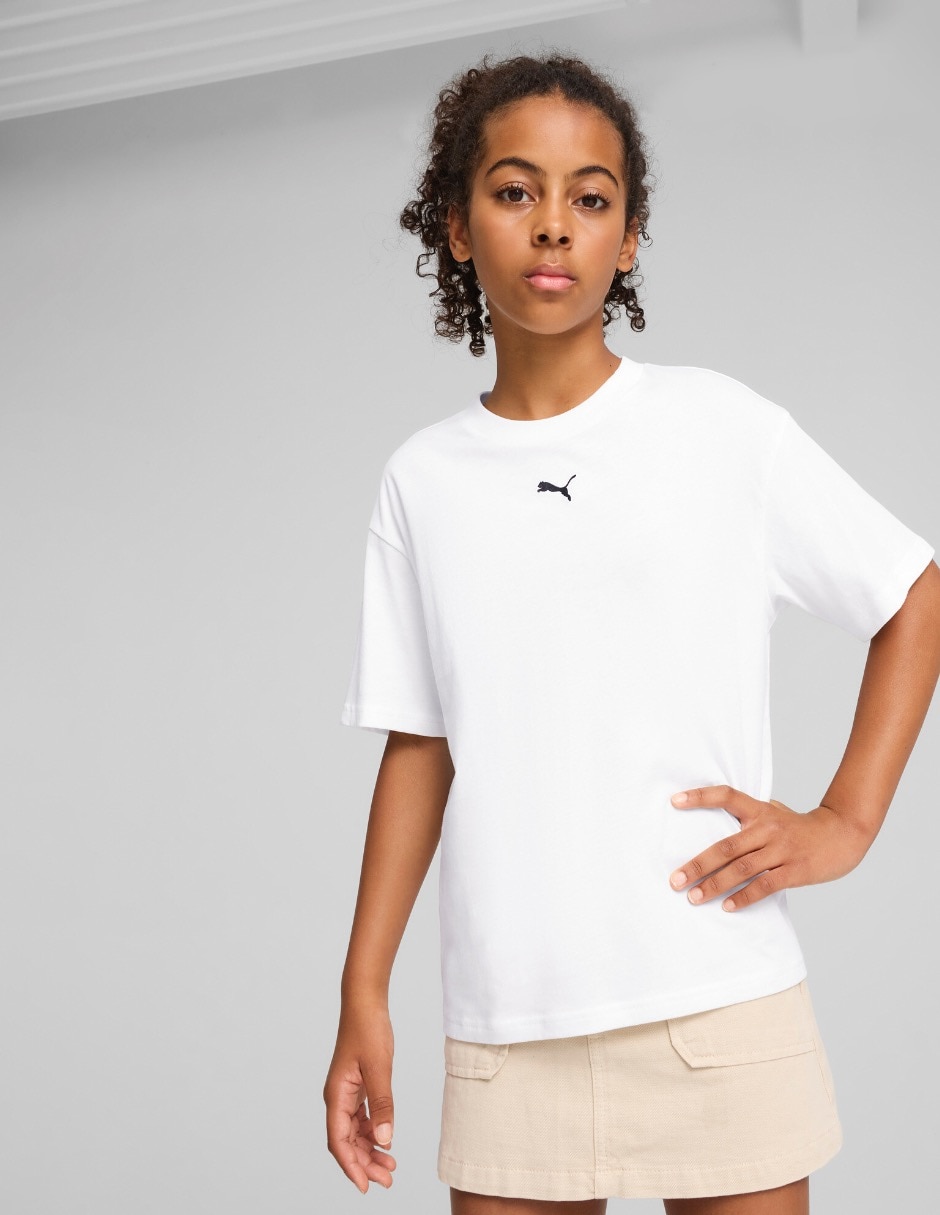 Playera deportiva casual de niña