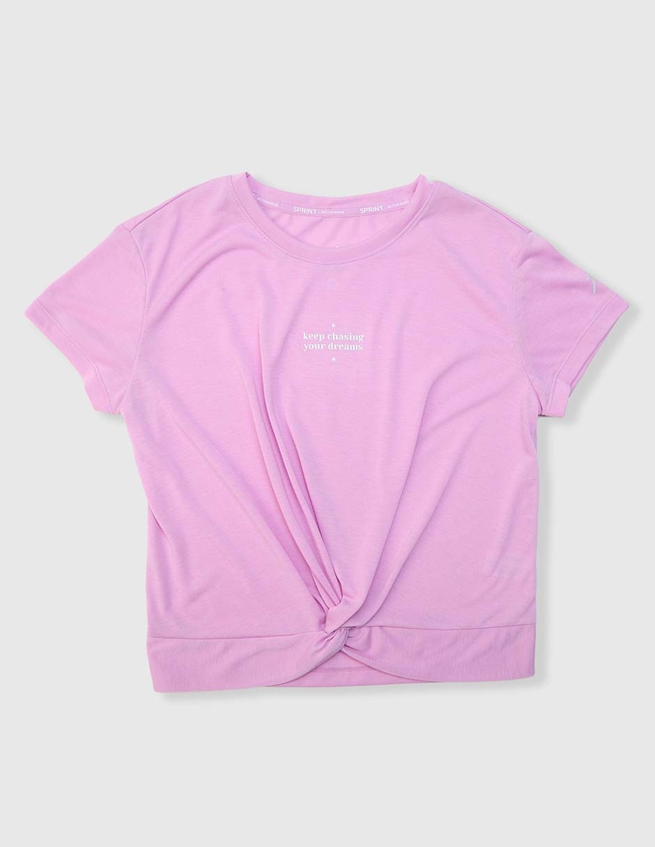 Playera deportiva para entrenamiento para niña Playera deportiva para entrenamiento para niña